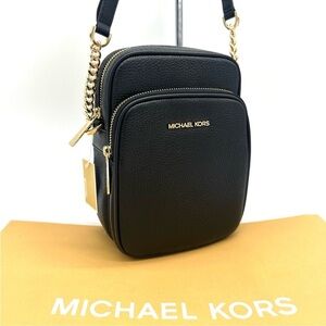 Michael Kors Medium NS Chain Xbody Bag Black (NWT)